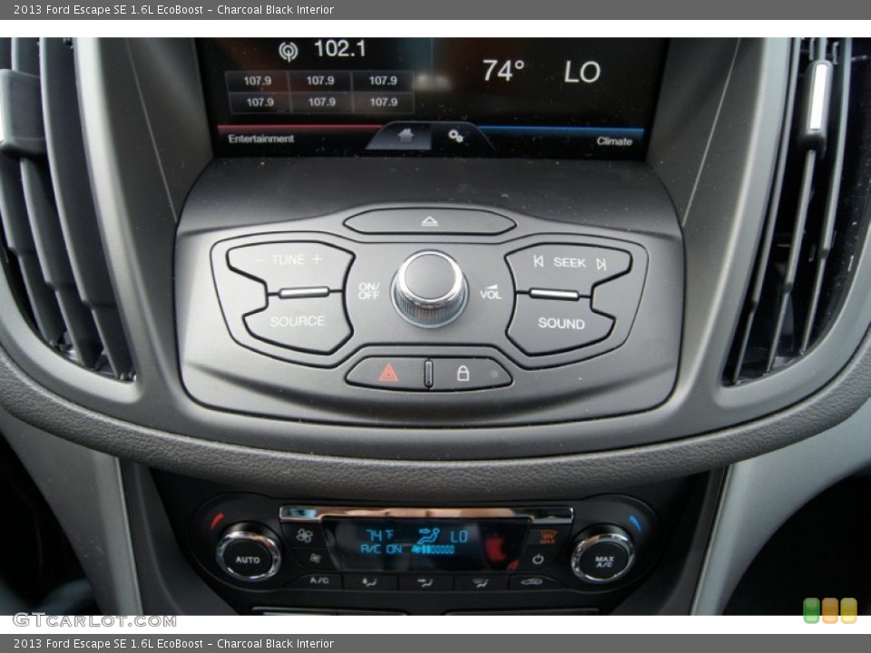 Charcoal Black Interior Controls for the 2013 Ford Escape SE 1.6L EcoBoost #68772806