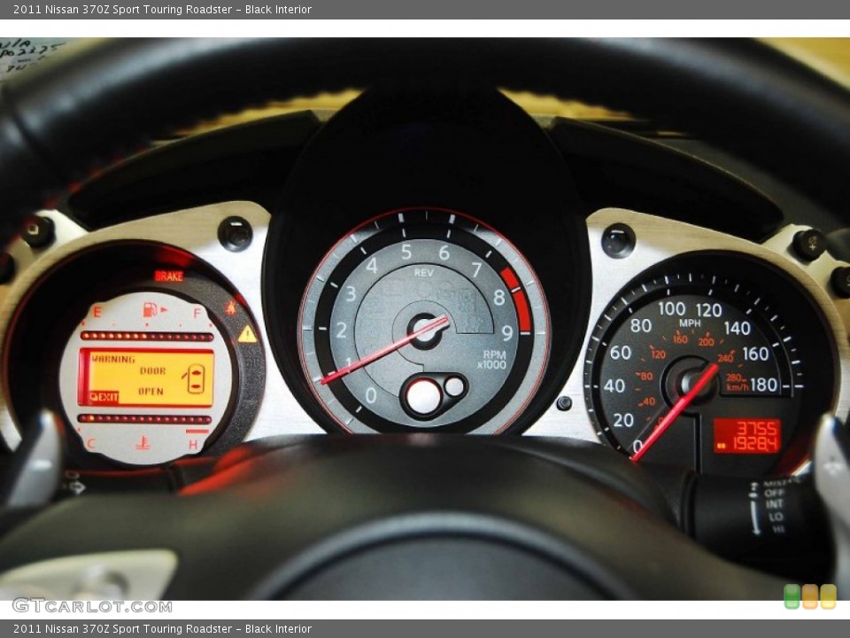Black Interior Gauges for the 2011 Nissan 370Z Sport Touring Roadster #68773190