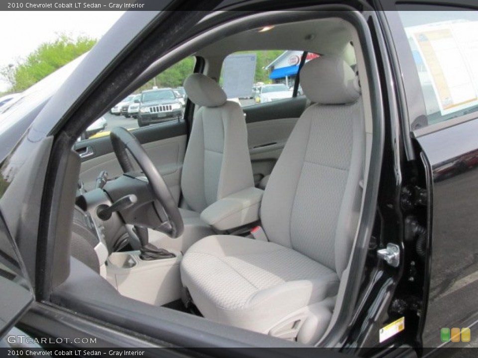 Gray Interior Front Seat for the 2010 Chevrolet Cobalt LT Sedan #68777583