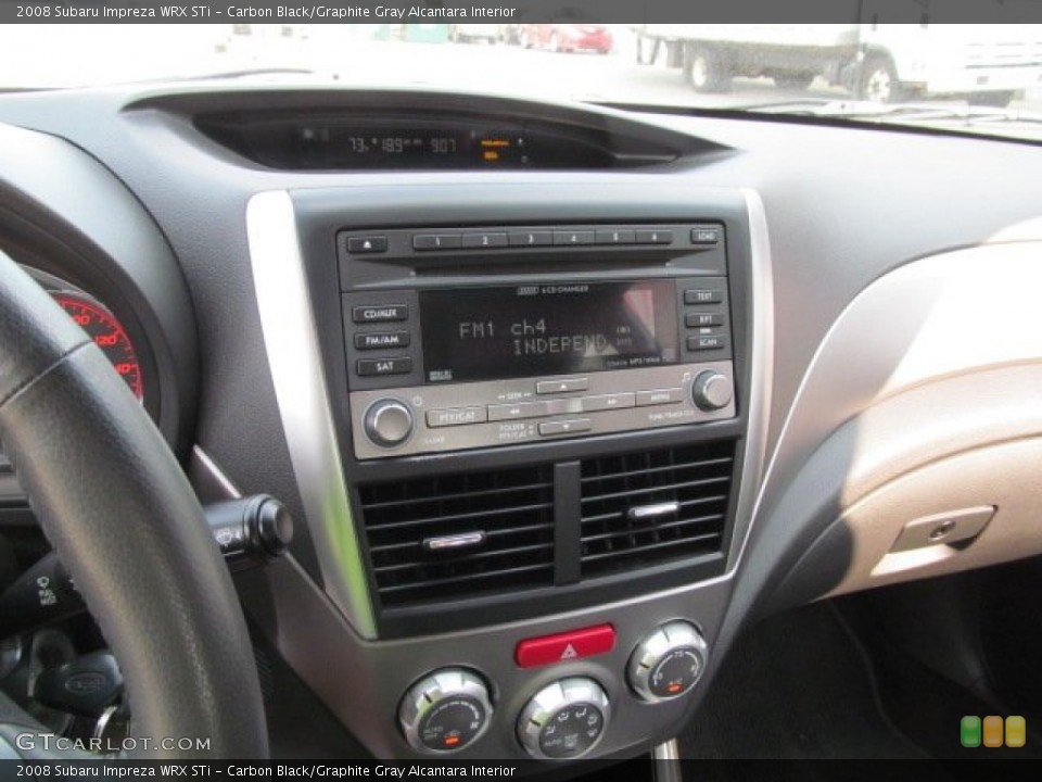 Carbon Black/Graphite Gray Alcantara Interior Controls for the 2008 Subaru Impreza WRX STi #68777639
