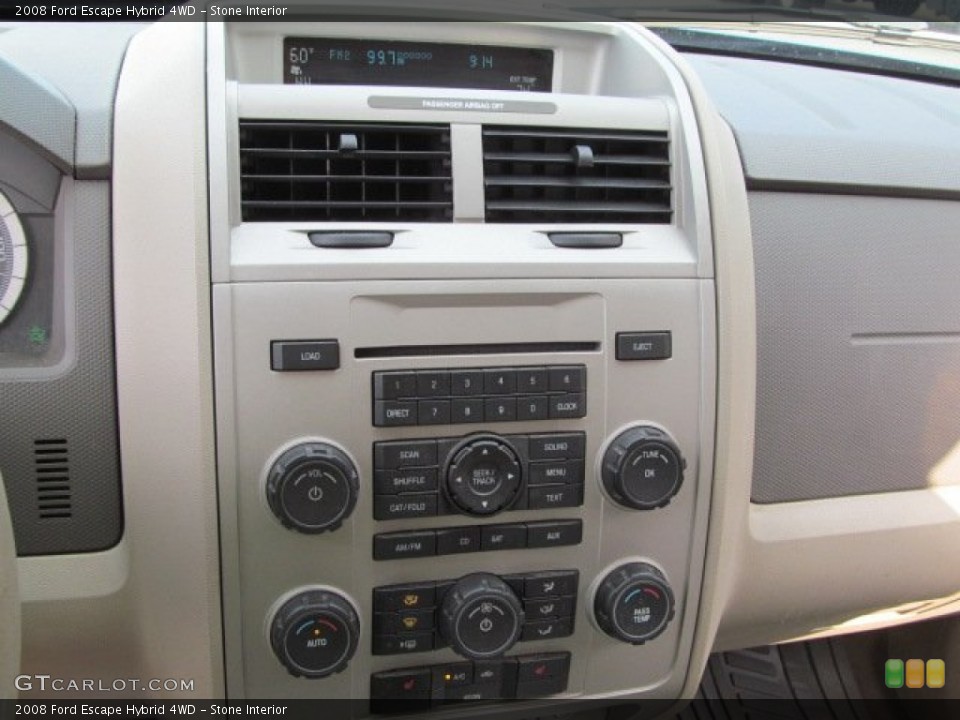 Stone Interior Controls for the 2008 Ford Escape Hybrid 4WD #68777996