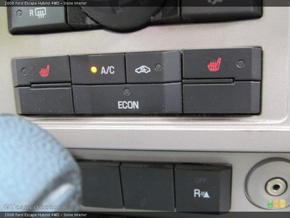 Stone Interior Controls for the 2008 Ford Escape Hybrid 4WD #68778005