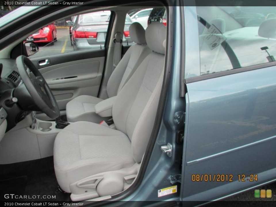 Gray Interior Front Seat for the 2010 Chevrolet Cobalt LT Sedan #68779400