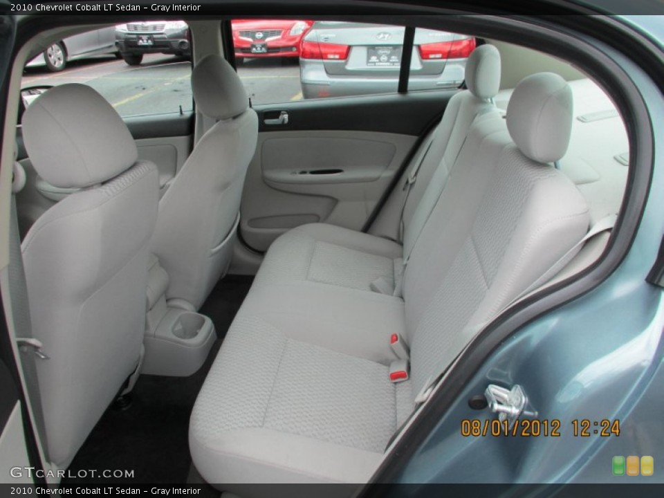 Gray Interior Rear Seat for the 2010 Chevrolet Cobalt LT Sedan #68779409
