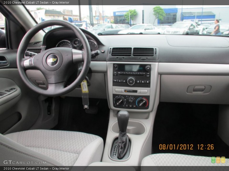 Gray Interior Dashboard for the 2010 Chevrolet Cobalt LT Sedan #68779418