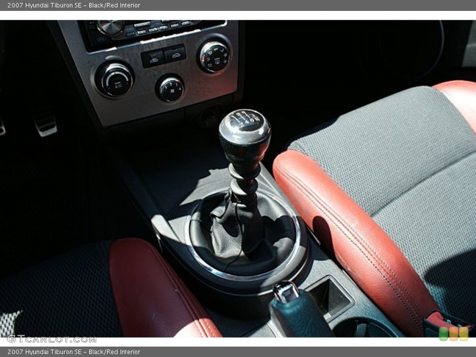 Black/Red Interior Transmission for the 2007 Hyundai Tiburon SE #68780306