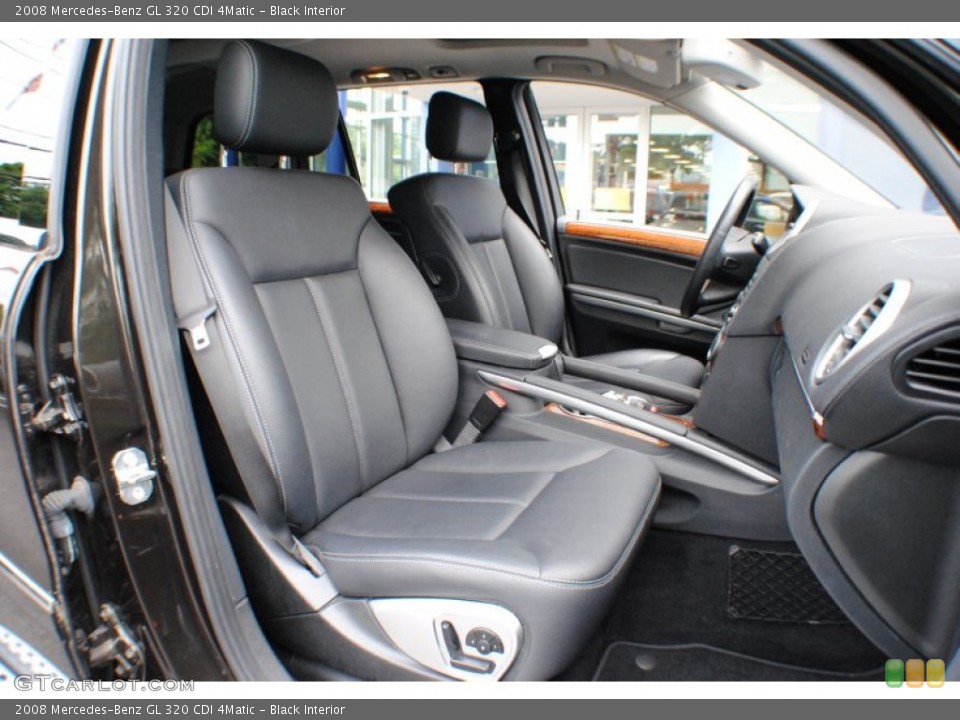 Black Interior Front Seat for the 2008 Mercedes-Benz GL 320 CDI 4Matic #68780327