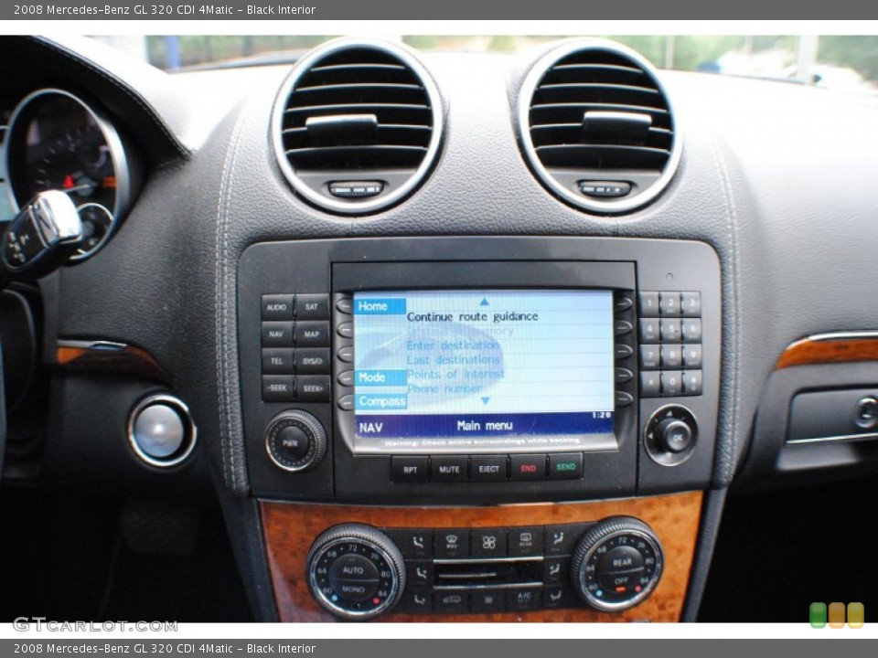 Black Interior Controls for the 2008 Mercedes-Benz GL 320 CDI 4Matic #68780354