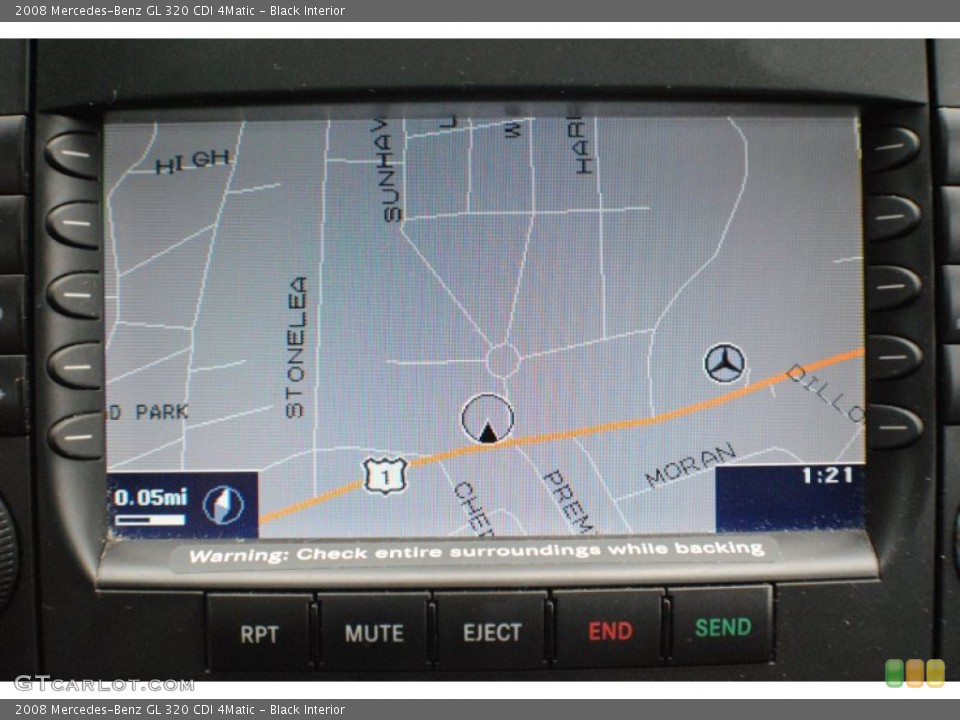Black Interior Navigation for the 2008 Mercedes-Benz GL 320 CDI 4Matic #68780369