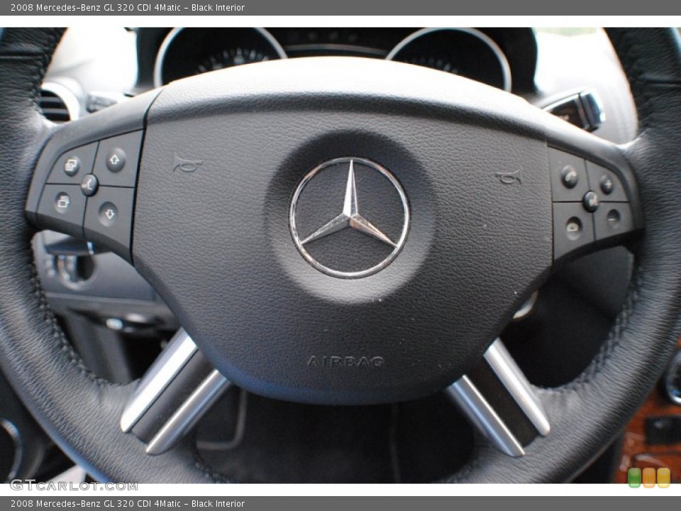 Black Interior Steering Wheel for the 2008 Mercedes-Benz GL 320 CDI 4Matic #68780387