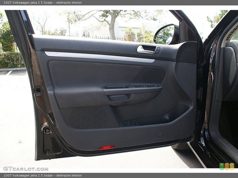 Anthracite Interior Door Panel for the 2007 Volkswagen Jetta 2.5 Sedan #68781299