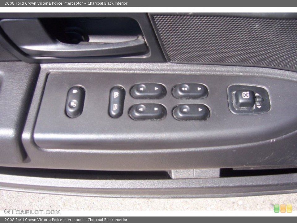 Charcoal Black Interior Controls for the 2008 Ford Crown Victoria Police Interceptor #68784071