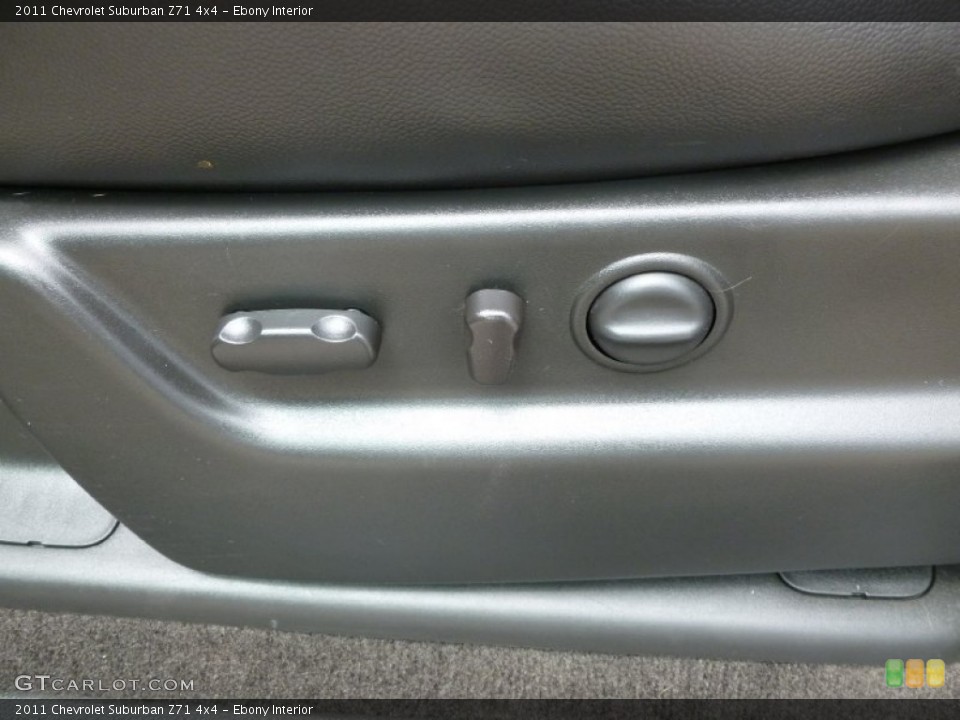 Ebony Interior Controls for the 2011 Chevrolet Suburban Z71 4x4 #68785244