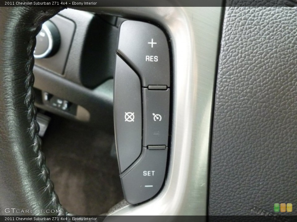 Ebony Interior Controls for the 2011 Chevrolet Suburban Z71 4x4 #68785271