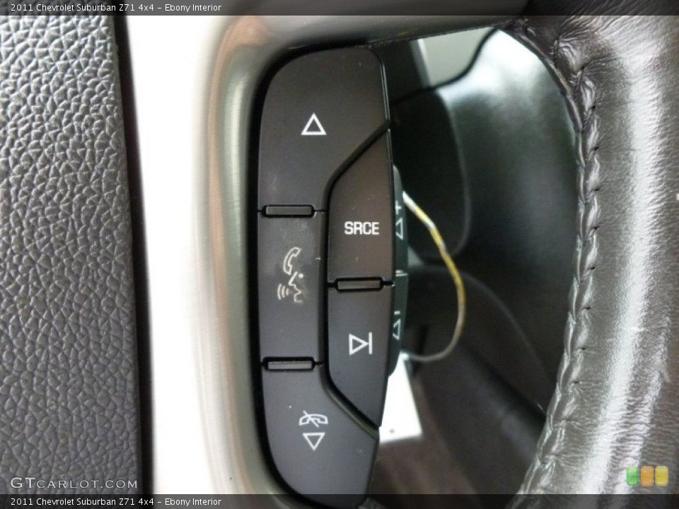 Ebony Interior Controls for the 2011 Chevrolet Suburban Z71 4x4 #68785283