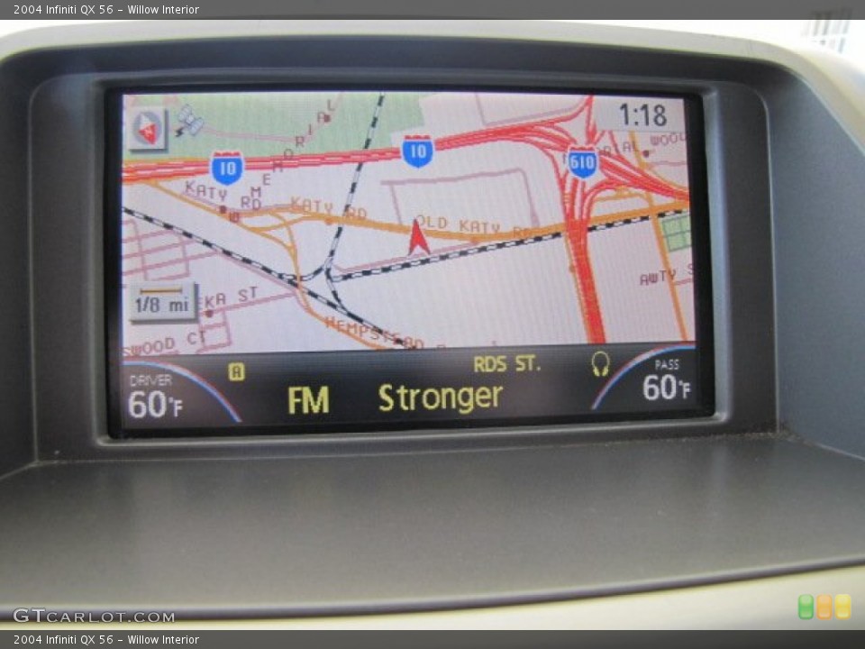 Willow Interior Navigation for the 2004 Infiniti QX 56 #68785610