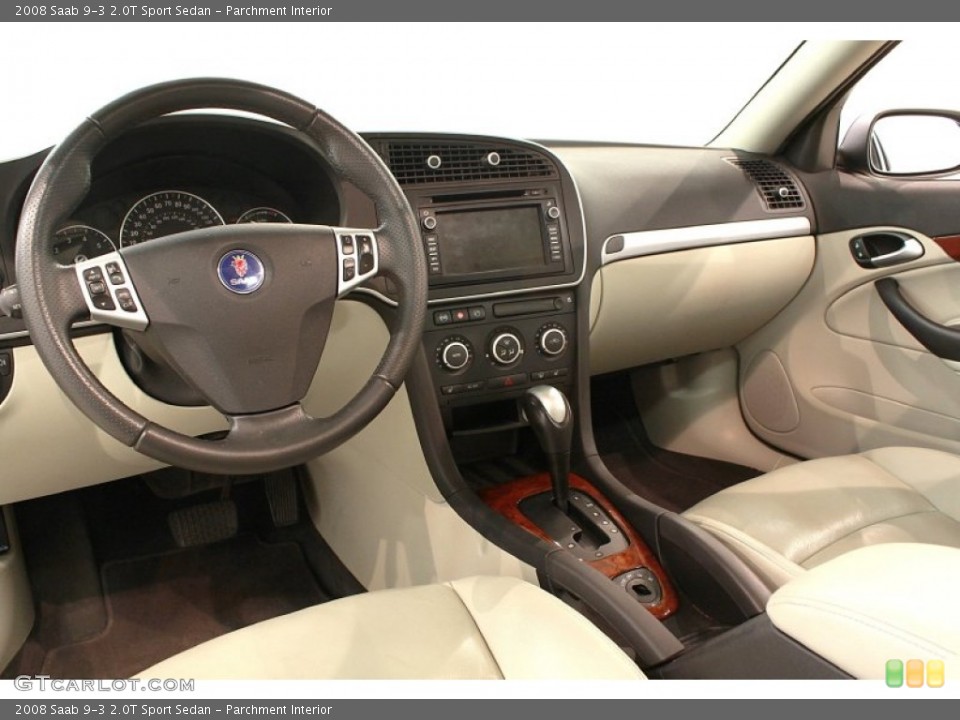 Parchment Interior Prime Interior for the 2008 Saab 9-3 2.0T Sport Sedan #68787257