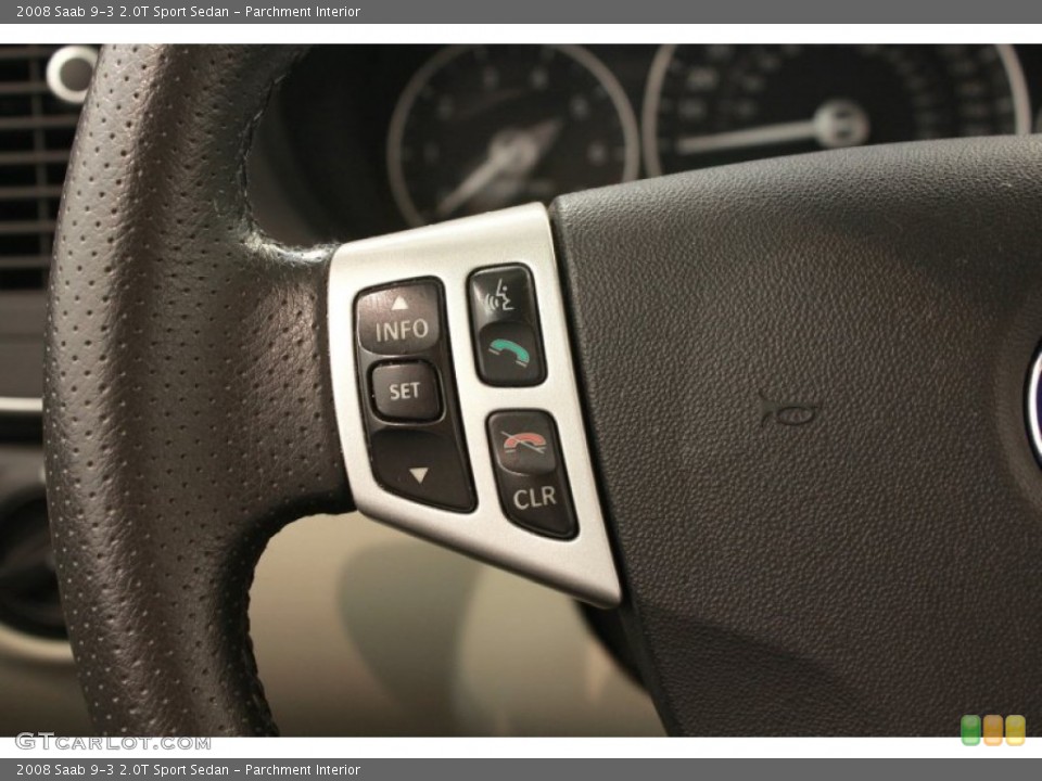 Parchment Interior Controls for the 2008 Saab 9-3 2.0T Sport Sedan #68787275