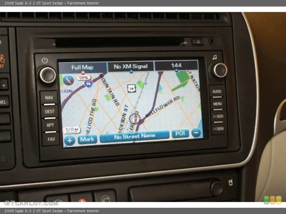Parchment Interior Navigation for the 2008 Saab 9-3 2.0T Sport Sedan #68787323