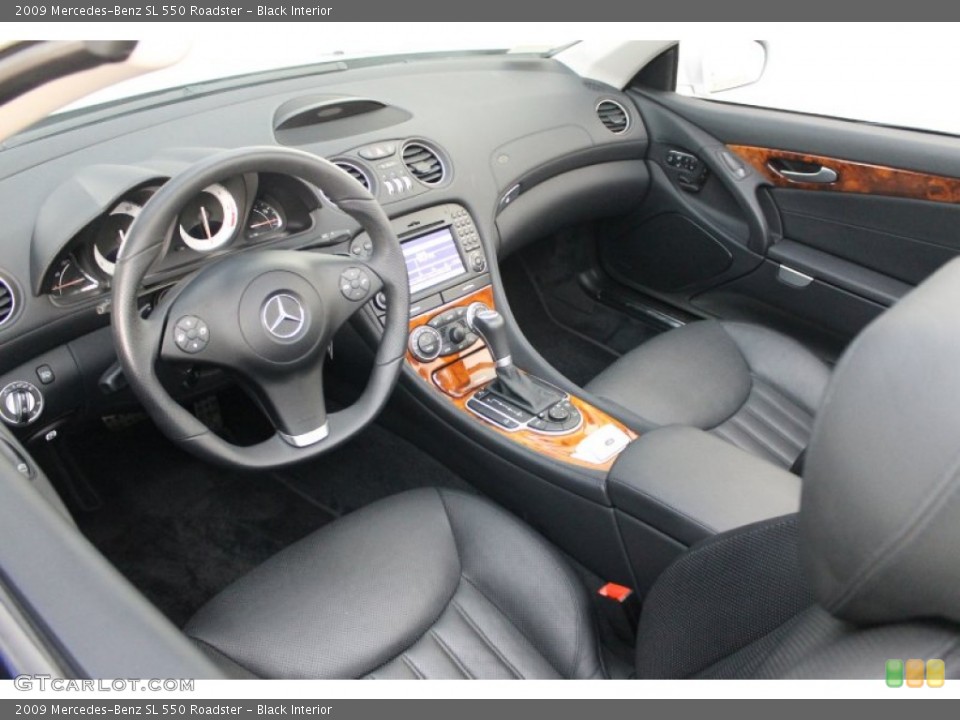 Black Interior Prime Interior for the 2009 Mercedes-Benz SL 550 Roadster #68789126