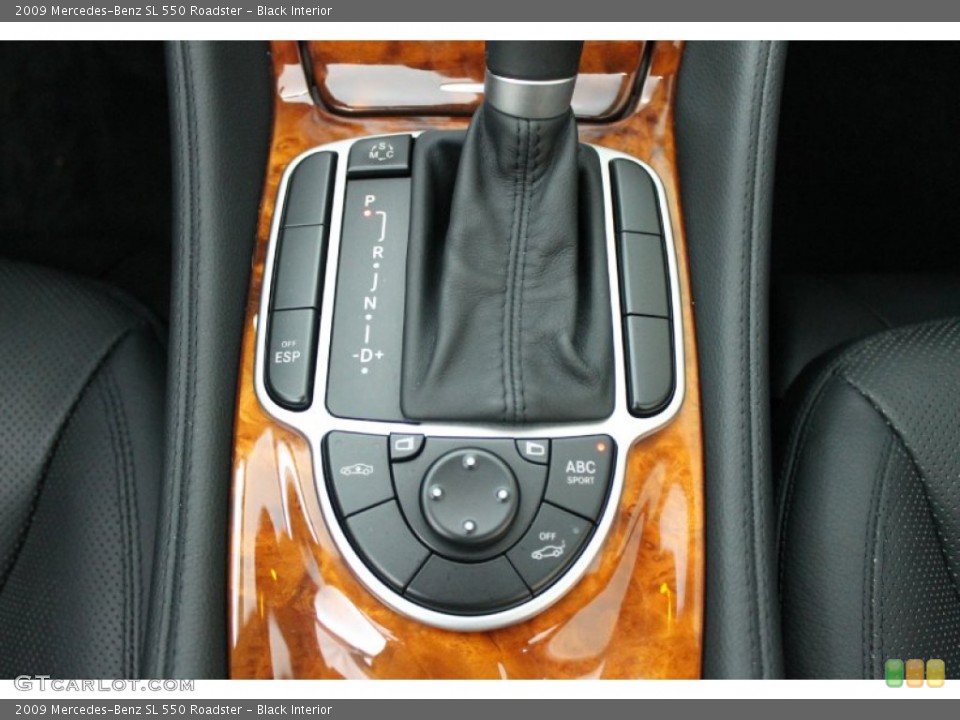 Black Interior Transmission for the 2009 Mercedes-Benz SL 550 Roadster #68789273