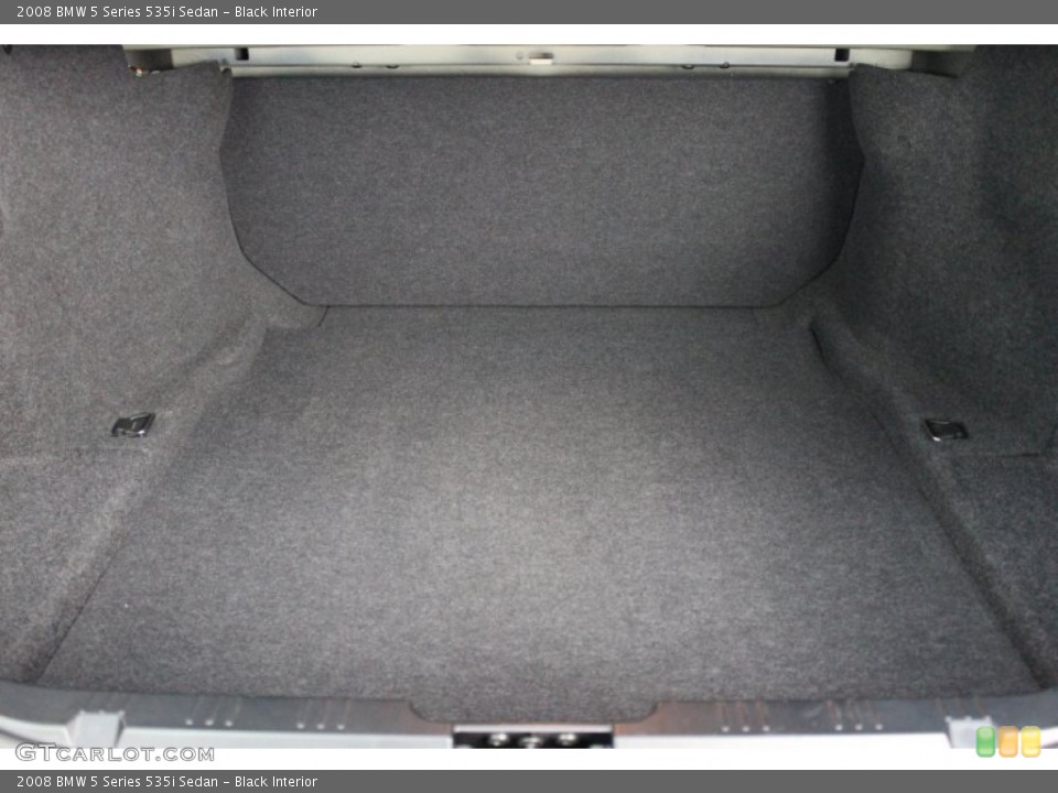 Black Interior Trunk for the 2008 BMW 5 Series 535i Sedan #68789525