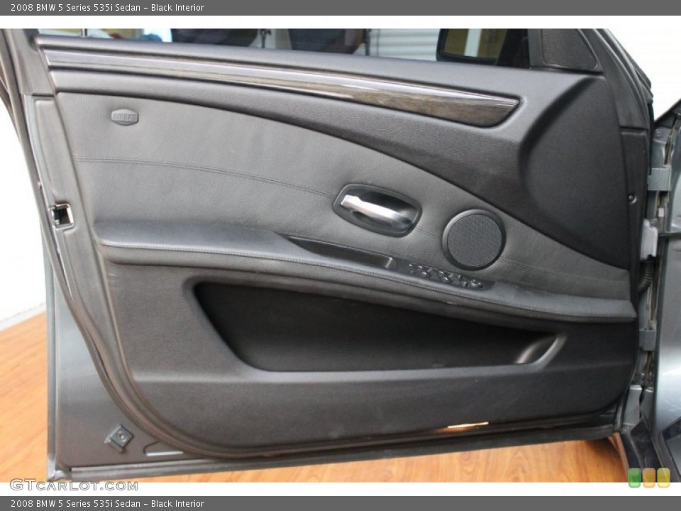 Black Interior Door Panel for the 2008 BMW 5 Series 535i Sedan #68789534