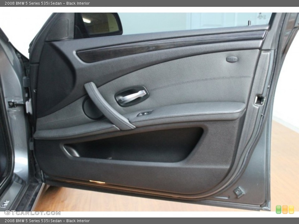 Black Interior Door Panel for the 2008 BMW 5 Series 535i Sedan #68789537
