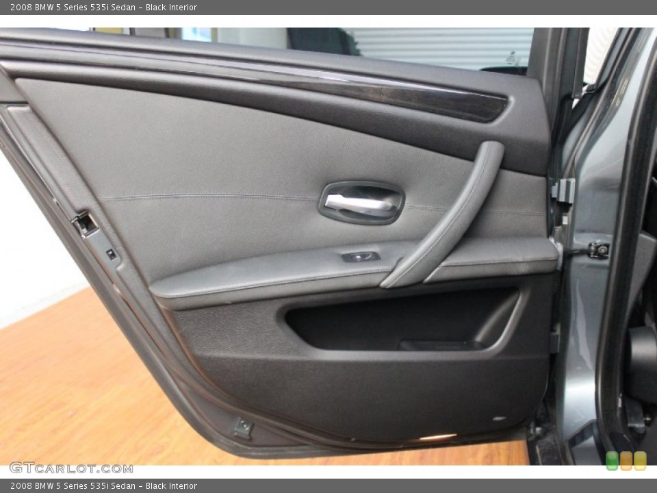 Black Interior Door Panel for the 2008 BMW 5 Series 535i Sedan #68789548