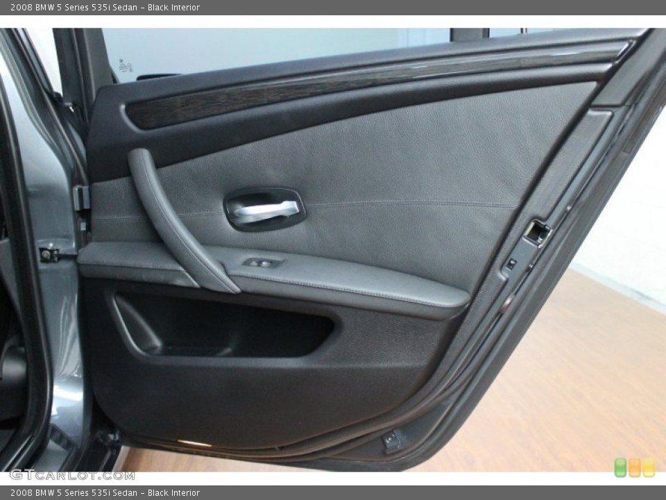 Black Interior Door Panel for the 2008 BMW 5 Series 535i Sedan #68789557