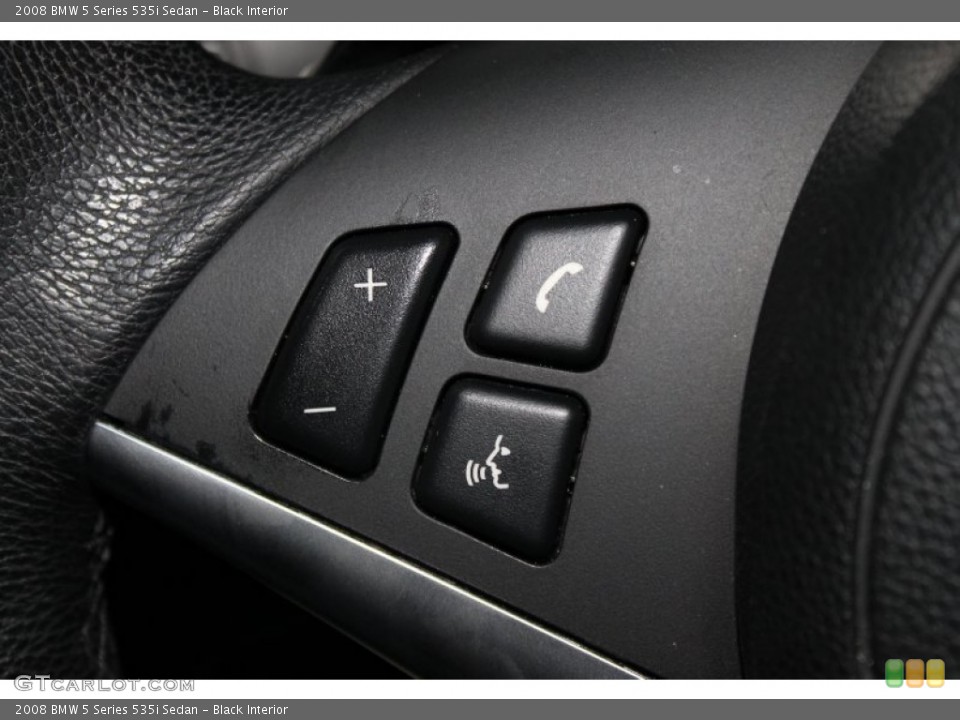 Black Interior Controls for the 2008 BMW 5 Series 535i Sedan #68789582