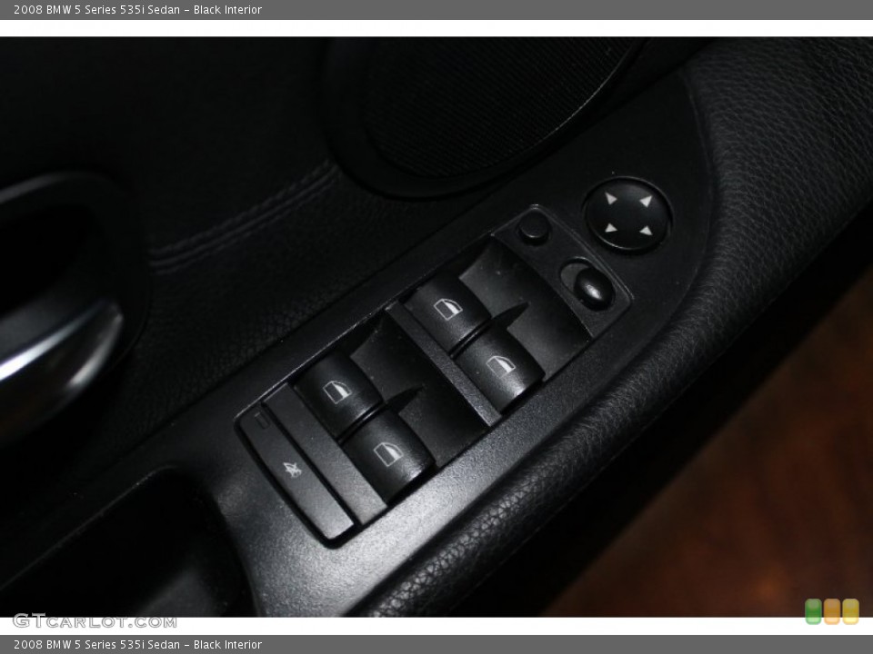 Black Interior Controls for the 2008 BMW 5 Series 535i Sedan #68789666