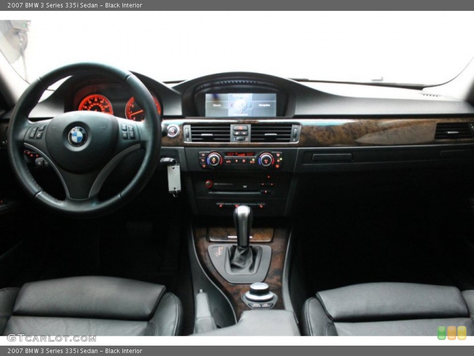 Black Interior Dashboard for the 2007 BMW 3 Series 335i Sedan #68789811