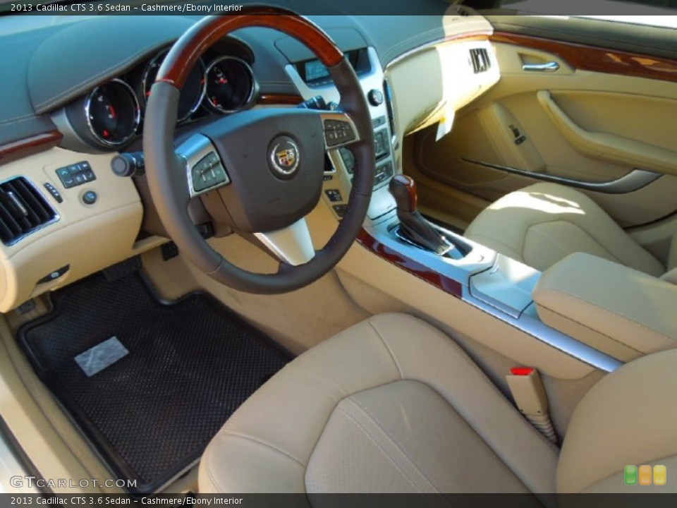 Cashmere/Ebony Interior Prime Interior for the 2013 Cadillac CTS 3.6 Sedan #68790278