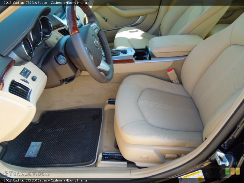 Cashmere/Ebony Interior Photo for the 2013 Cadillac CTS 3.0 Sedan #68790350