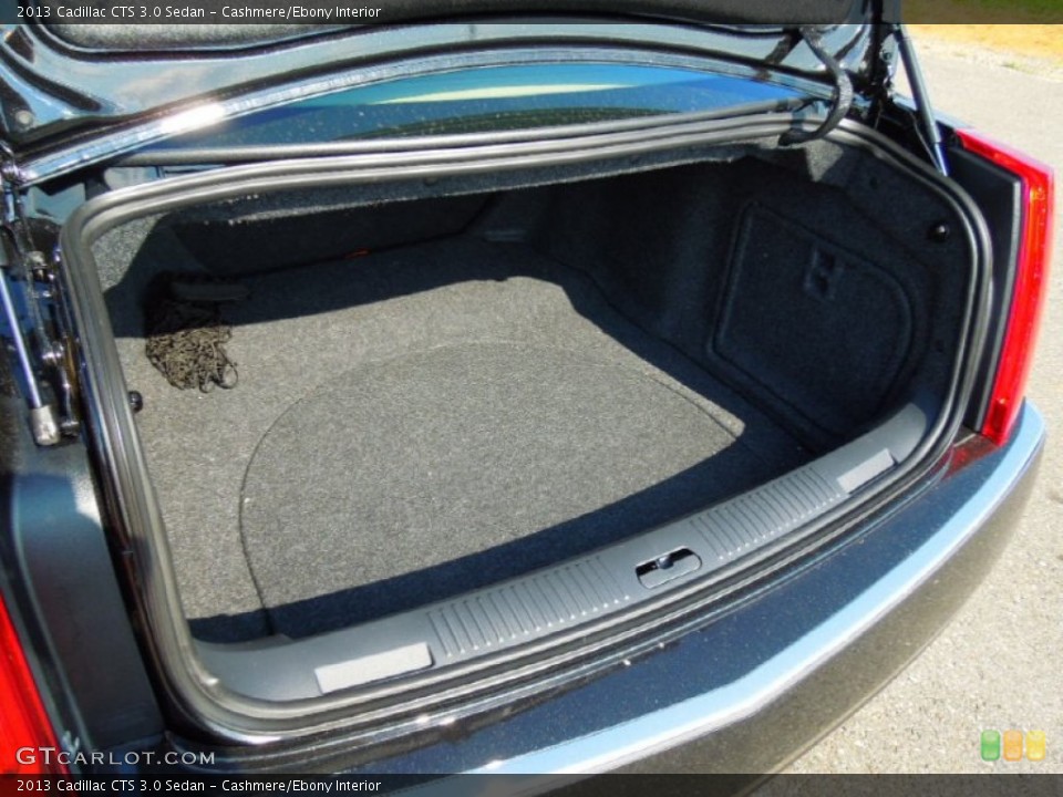 Cashmere/Ebony Interior Trunk for the 2013 Cadillac CTS 3.0 Sedan #68790440