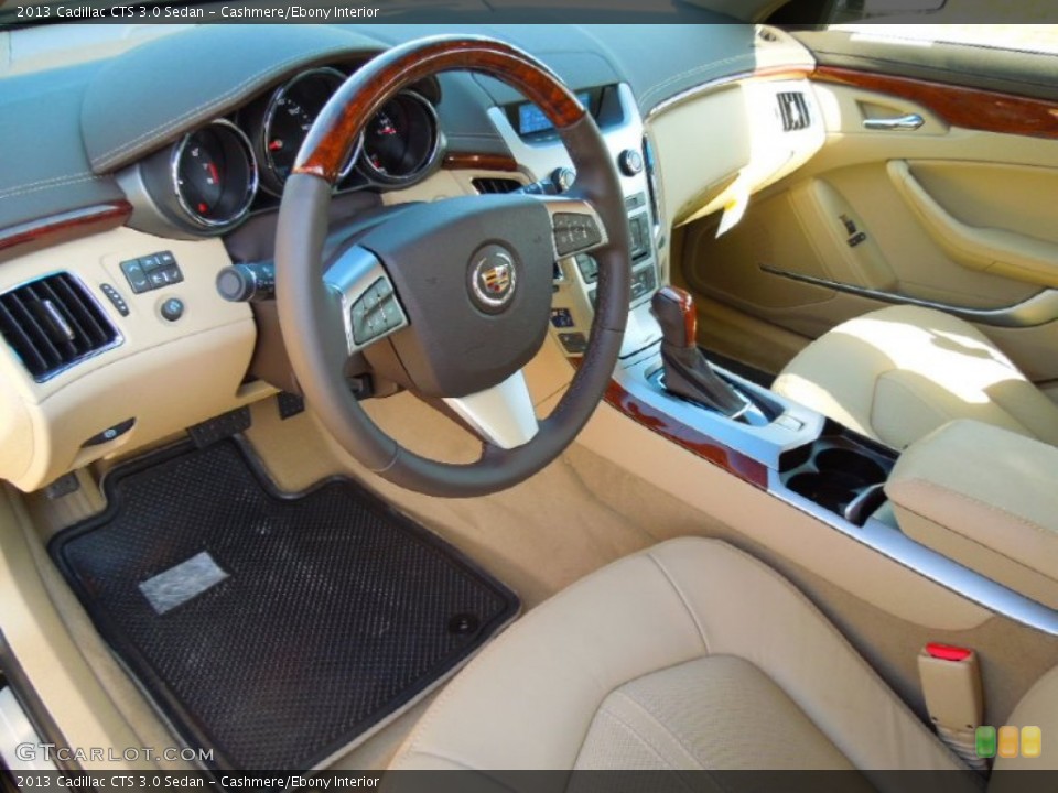 Cashmere/Ebony Interior Prime Interior for the 2013 Cadillac CTS 3.0 Sedan #68790500