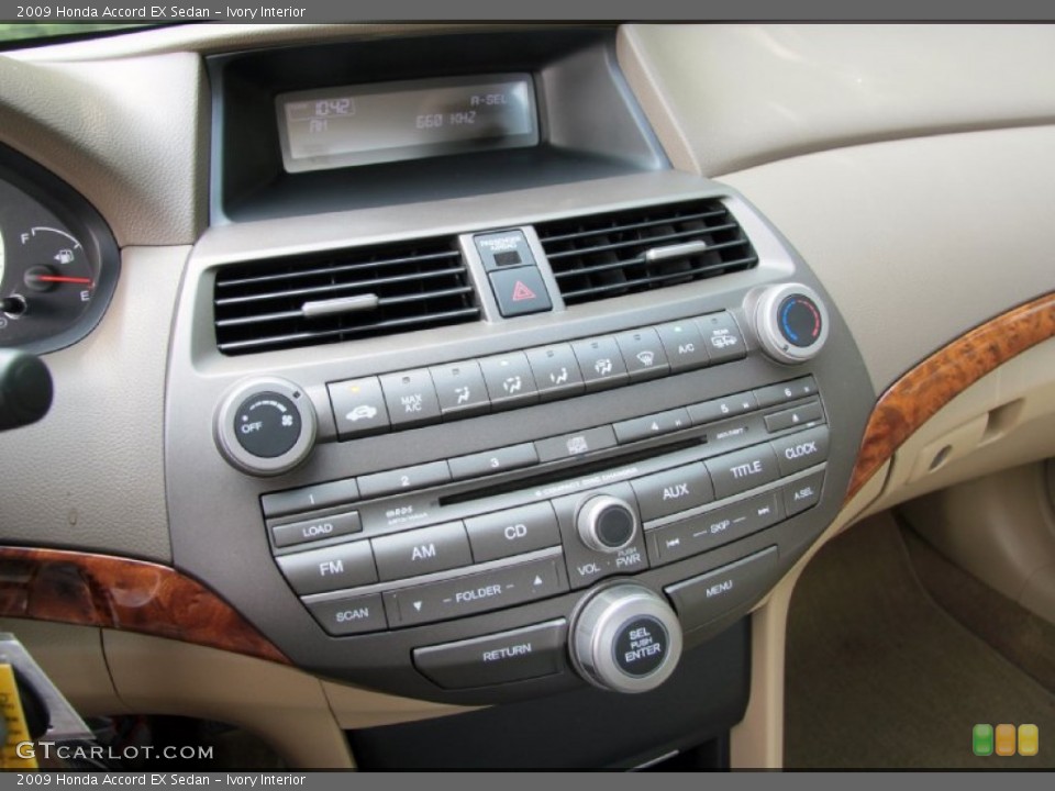 Ivory Interior Controls for the 2009 Honda Accord EX Sedan #68790710