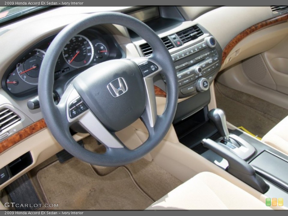 Ivory Interior Prime Interior for the 2009 Honda Accord EX Sedan #68790727