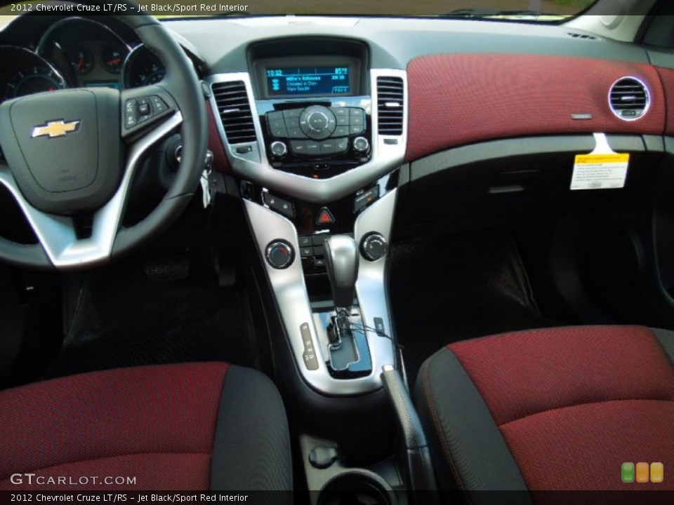 Jet Black/Sport Red Interior Dashboard for the 2012 Chevrolet Cruze LT/RS #68790888