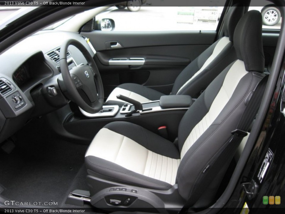 Off Black/Blonde Interior Photo for the 2013 Volvo C30 T5 #68792941