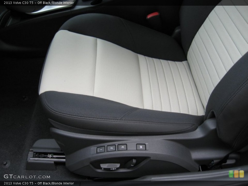 Off Black/Blonde Interior Front Seat for the 2013 Volvo C30 T5 #68792950