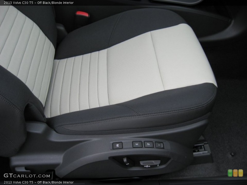 Off Black/Blonde Interior Front Seat for the 2013 Volvo C30 T5 #68792993
