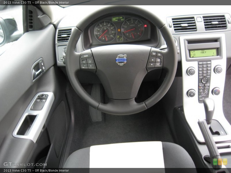Off Black/Blonde Interior Dashboard for the 2013 Volvo C30 T5 #68793008