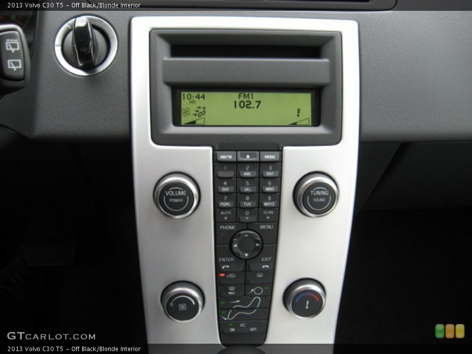 Off Black/Blonde Interior Controls for the 2013 Volvo C30 T5 #68793023