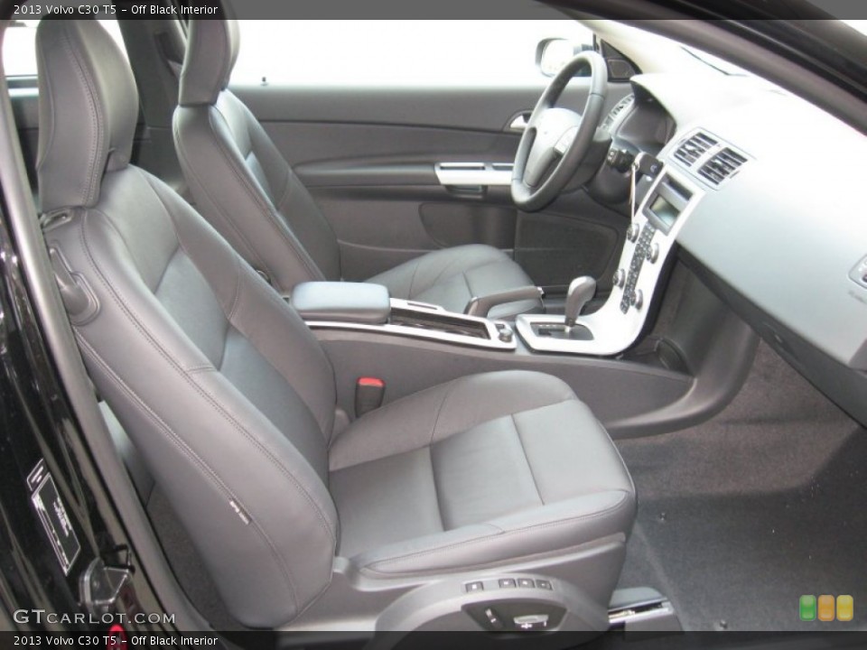 Off Black Interior Photo for the 2013 Volvo C30 T5 #68793482