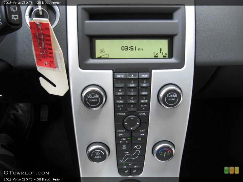 Off Black Interior Controls for the 2013 Volvo C30 T5 #68793524