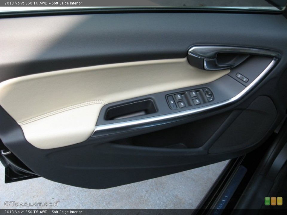 Soft Beige Interior Door Panel for the 2013 Volvo S60 T6 AWD #68793695