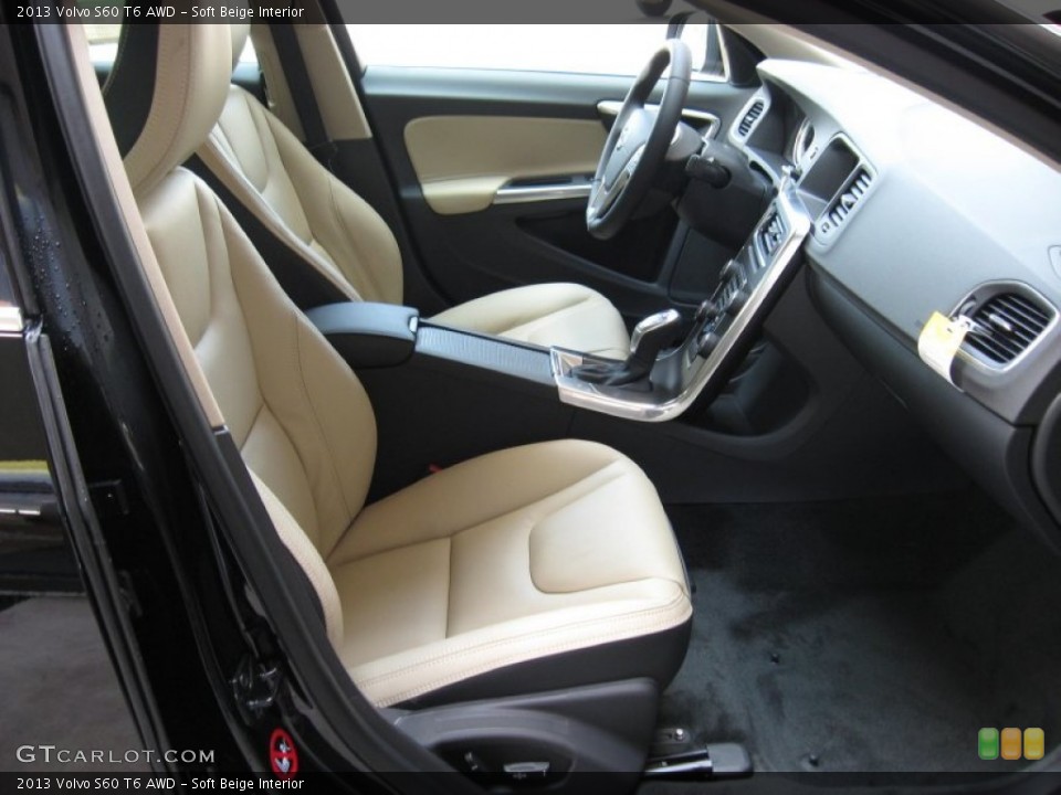 Soft Beige Interior Photo for the 2013 Volvo S60 T6 AWD #68793728