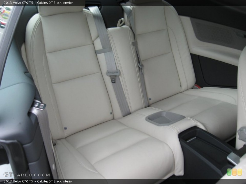 Calcite/Off Black Interior Rear Seat for the 2013 Volvo C70 T5 #68793968